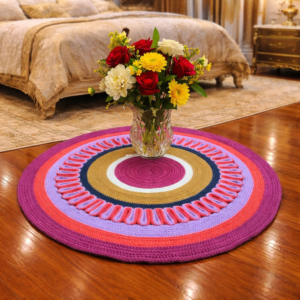 Handmade Jute Floormat . Size 24"