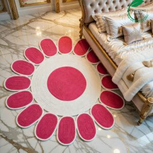 Handmade Jute Floormat . Size 24"