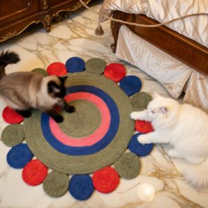 Handmade Jute Floormat . Size 24"