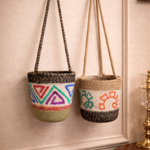 Jute Hanging Planter Basket