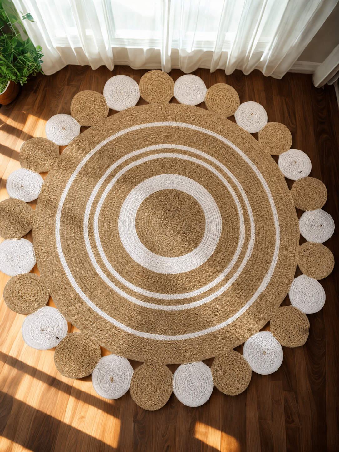 Homemade Jute Floormat Size 30"